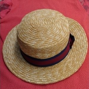 LTC designer straw hatv$34 +free necktie